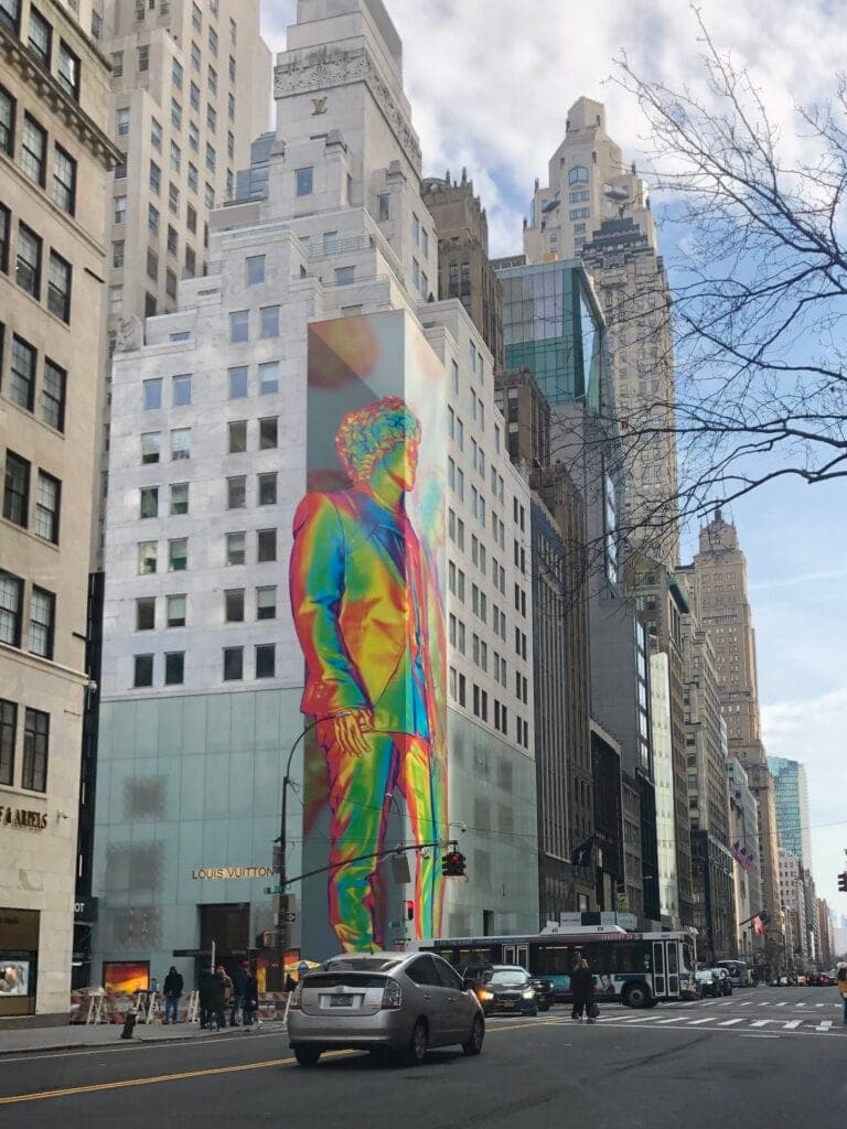 What does OOH mean OOH activation by Louis Vuitton in NYC