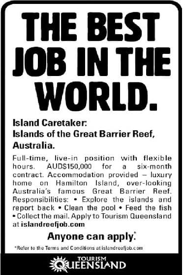 Image 1: Eine Schwarz-Weiß-Anzeige für den 