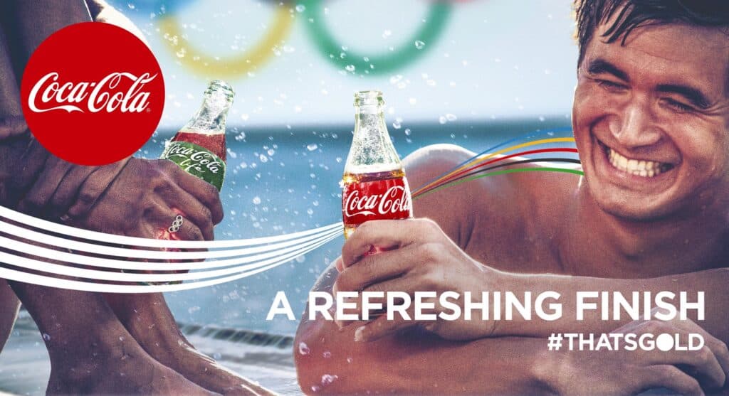 Coca-Cola #ThatsGold campaign is a successful example sponsorship marketing.