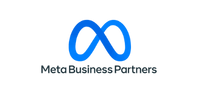 Un logo blu su sfondo nero progettato da un'agenzia di comunicazione internazionale.